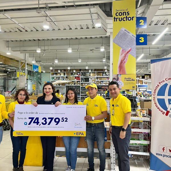 Se entrega donativo a beneficio del Benemérito Comité Pro Ciegos y Sordos de Guatemala