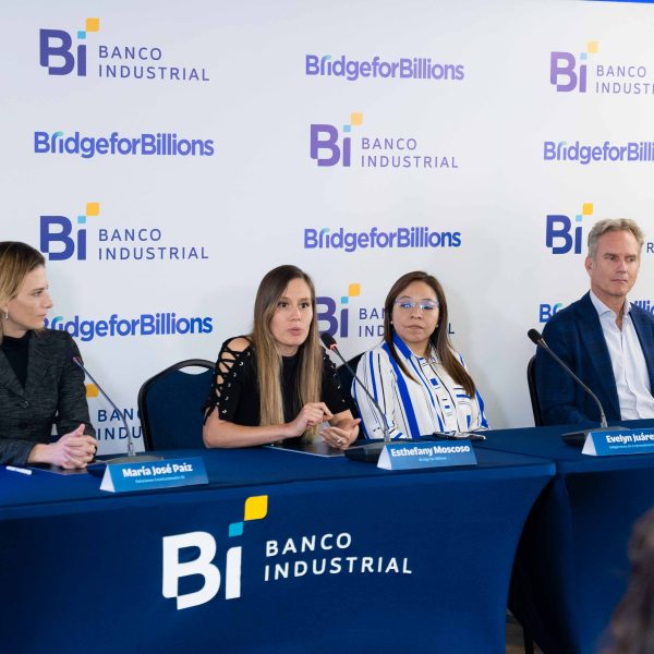 Banco Industrial y Bridge for Billions presenta a ganadores de programa «Puentes de Desarrollo BI»