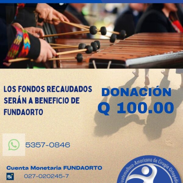 Invitación especial a Concierto en apoyo de Fundaorto