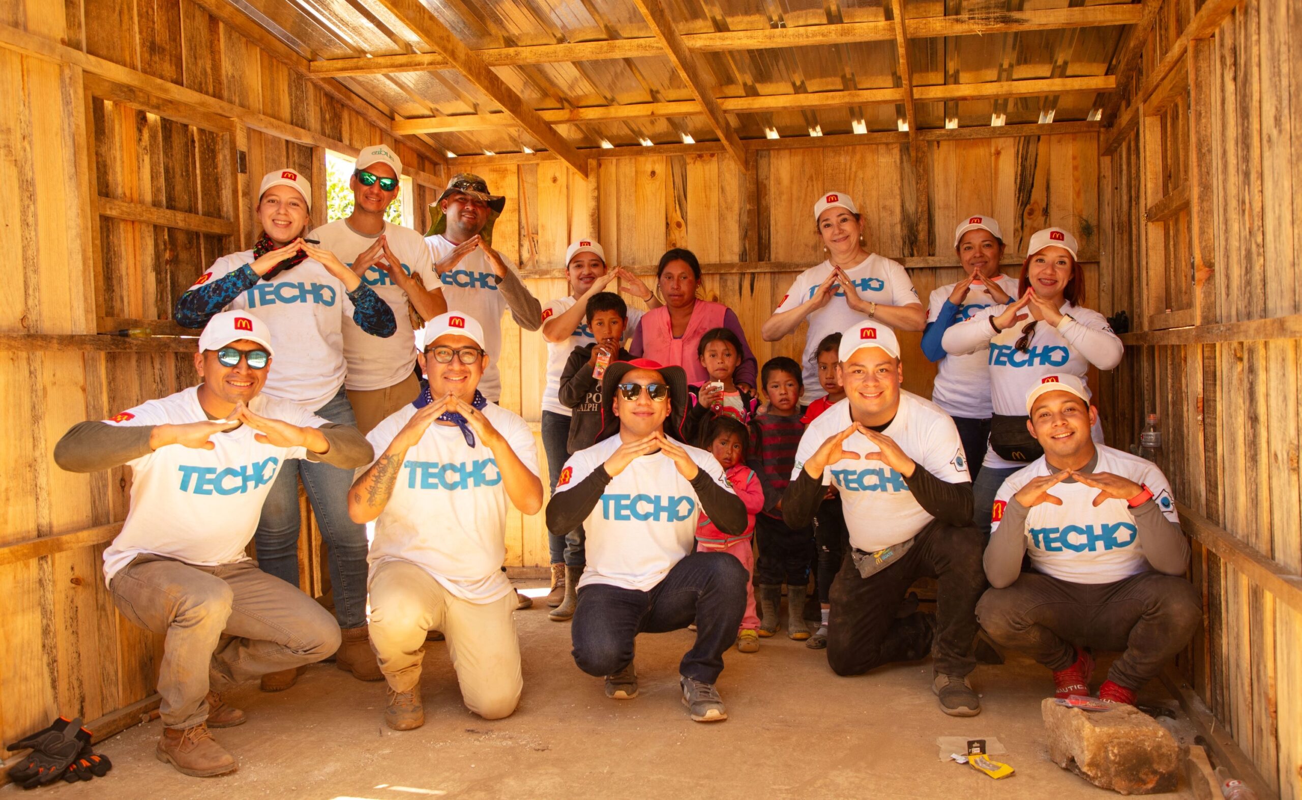 McDonald’s y TECHO construyen viviendas en Guatemala