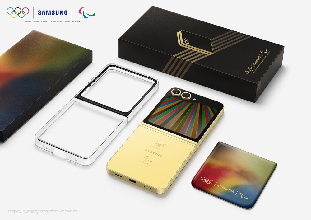 Atletas participantes en las Olimpíadas recibirán un Galaxy Z Flip6 edición especial