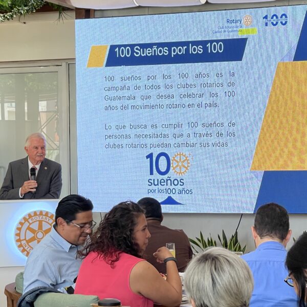 Club Rotario de la Ciudad de Guatemala celebra 100 años de servicio.