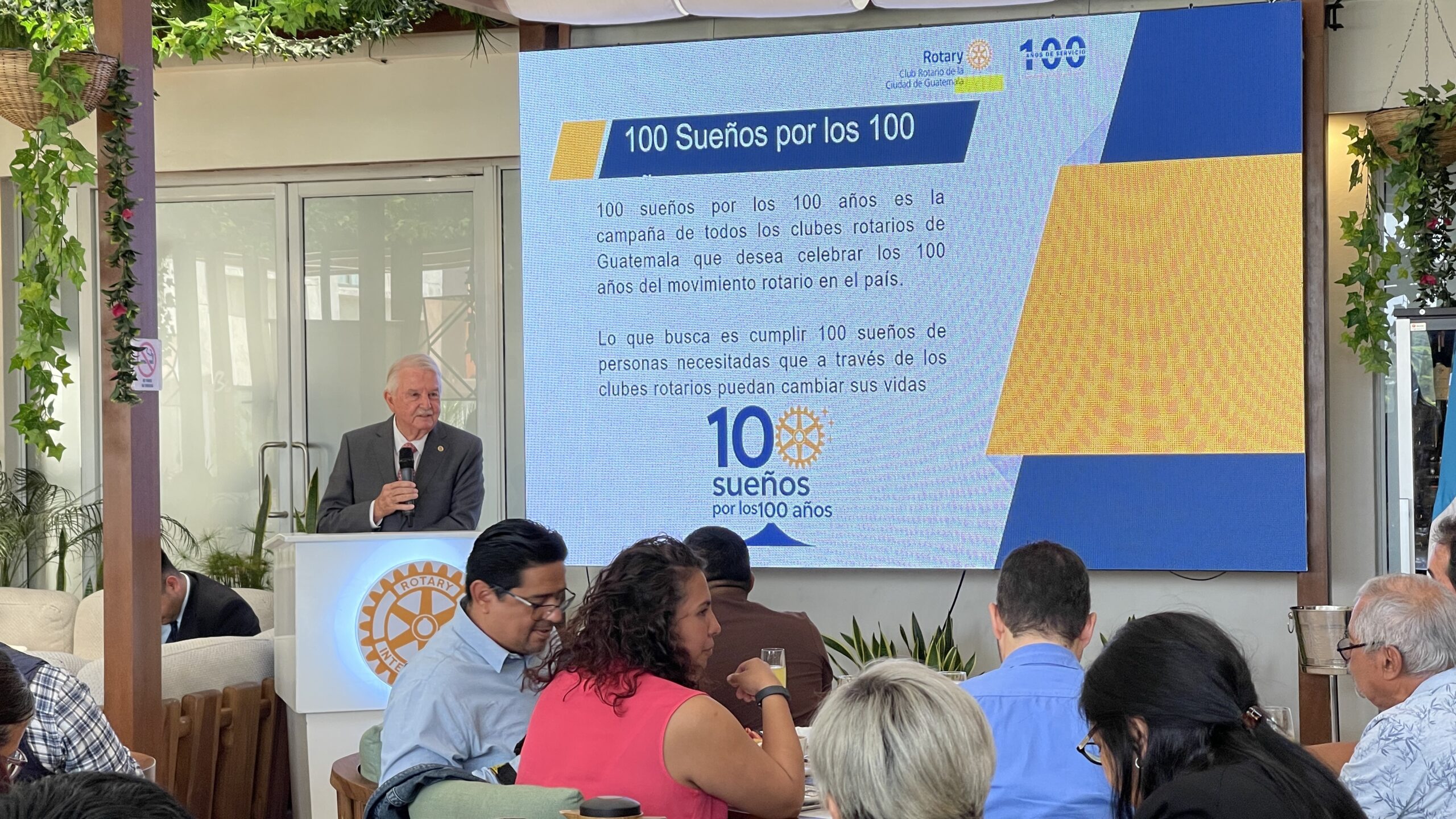 Club Rotario de la Ciudad de Guatemala celebra 100 años de servicio.
