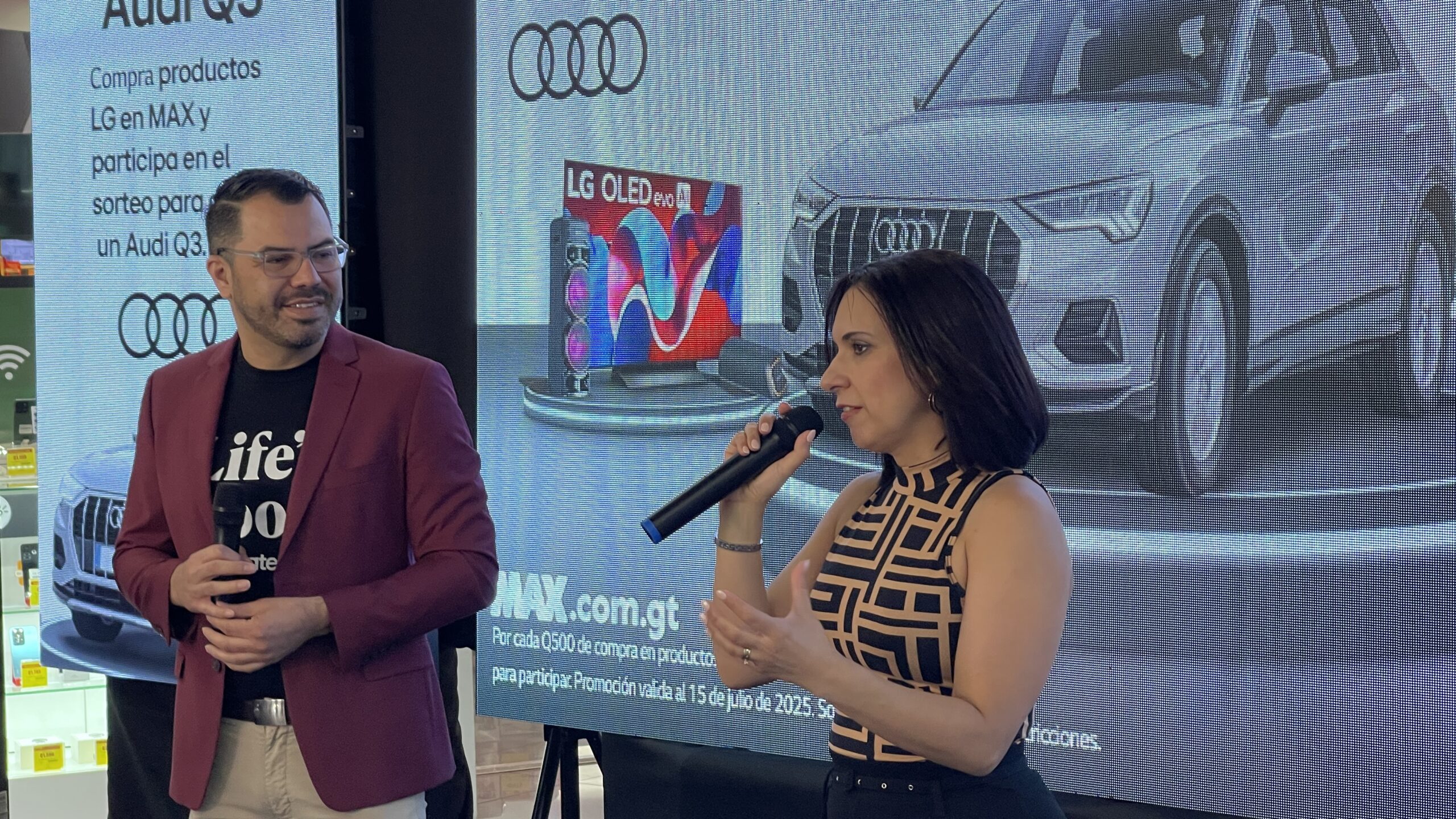 Gánate un Audi Q3 con LG y MAX