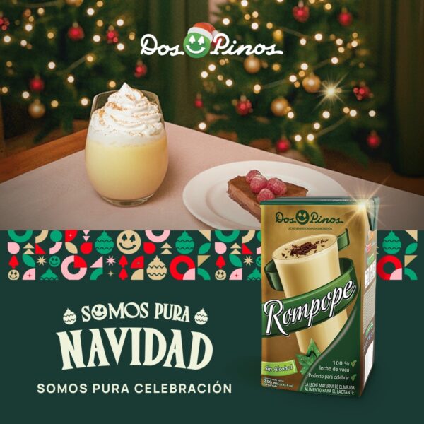 Dos Pinos endulza la Navidad con innovación. Llega el nuevo Rompope Deslactosado