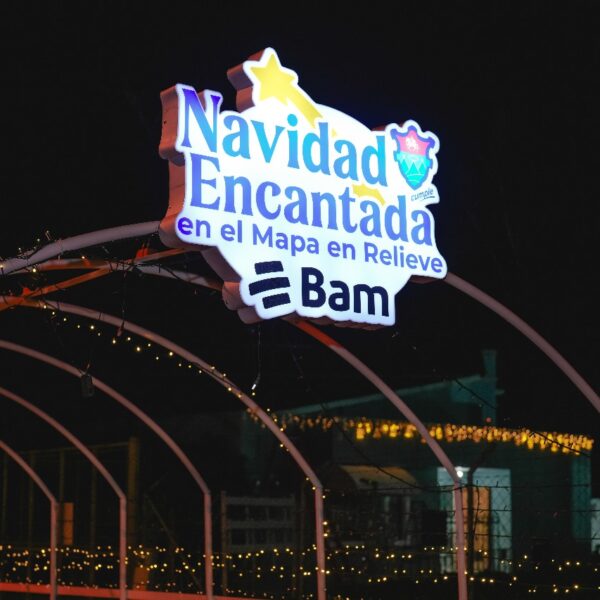 Bam se une al proyecto “Navidad Encantada” en el Mapa en Relieve