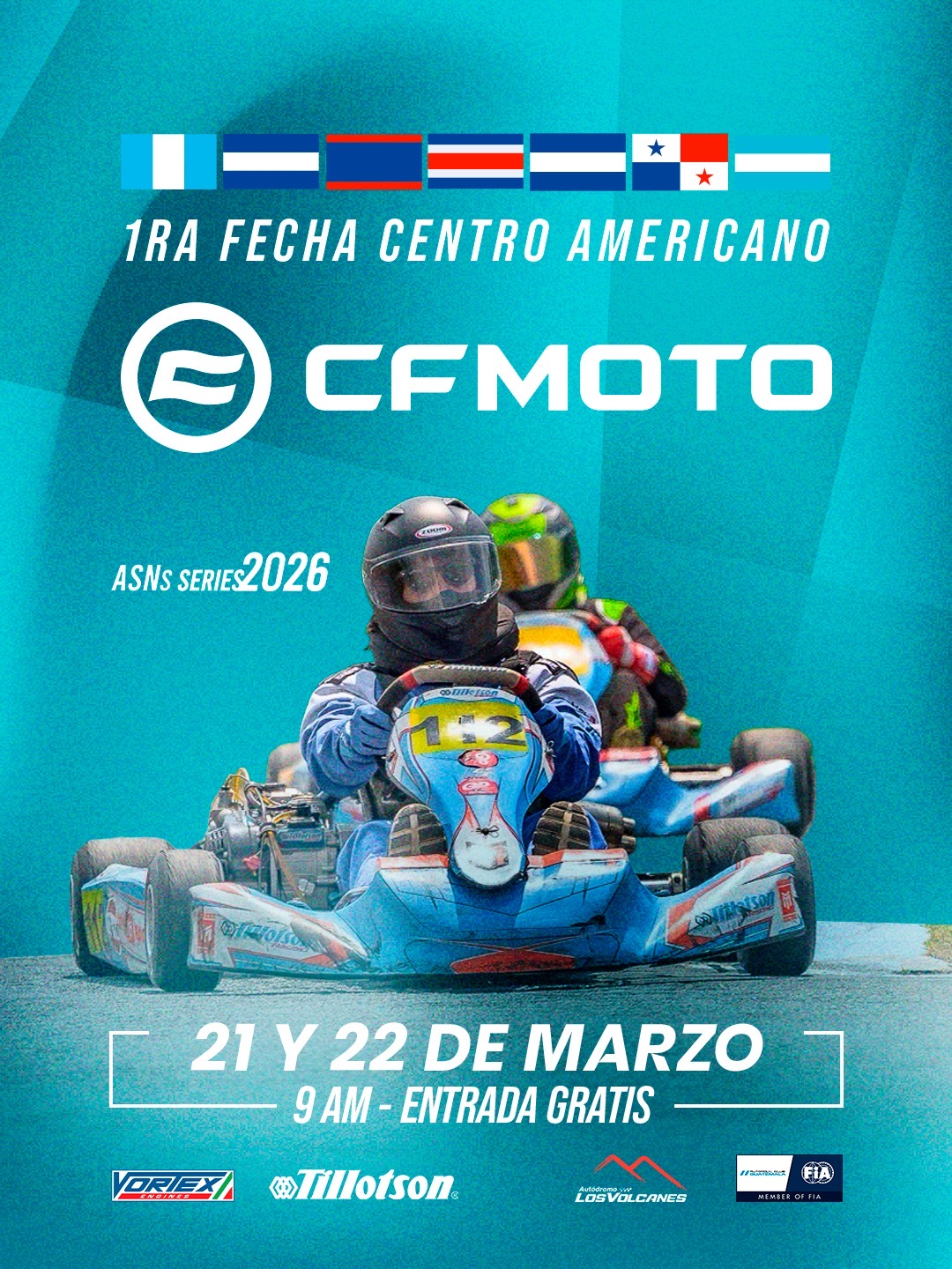 Regresa el Campeonato Centroamericano de Kartismo a Guatemala