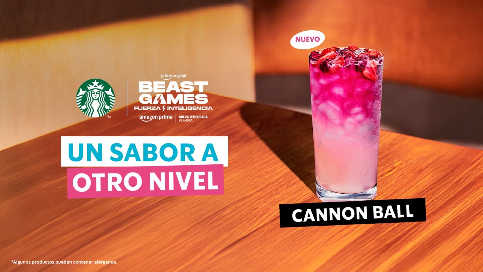 Starbucks y Mr Beast se unen para presentar la bebida Cannon Ball a fans en Guatemala