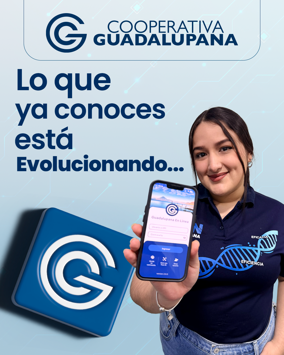 Cooperativa Guadalupana presenta la nueva APP Guadalupana en Línea