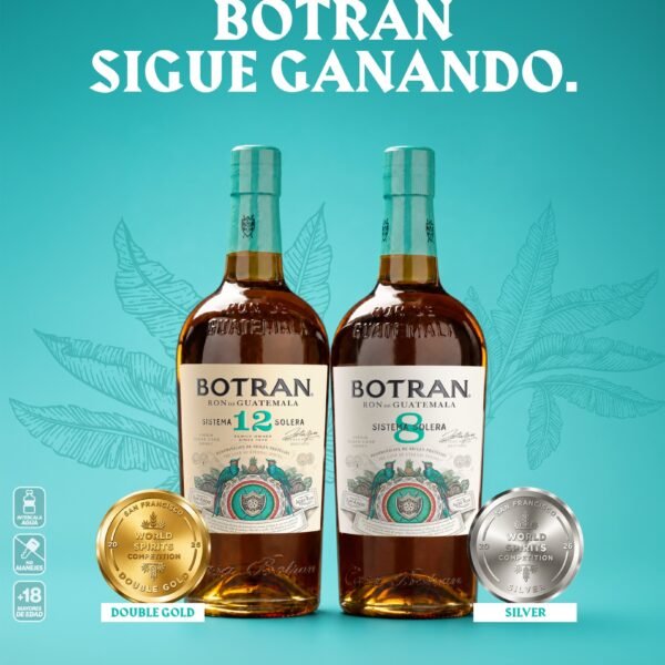 Ron Botran® recibe reconocimientos en el San Francisco World Spirits Competition 2026